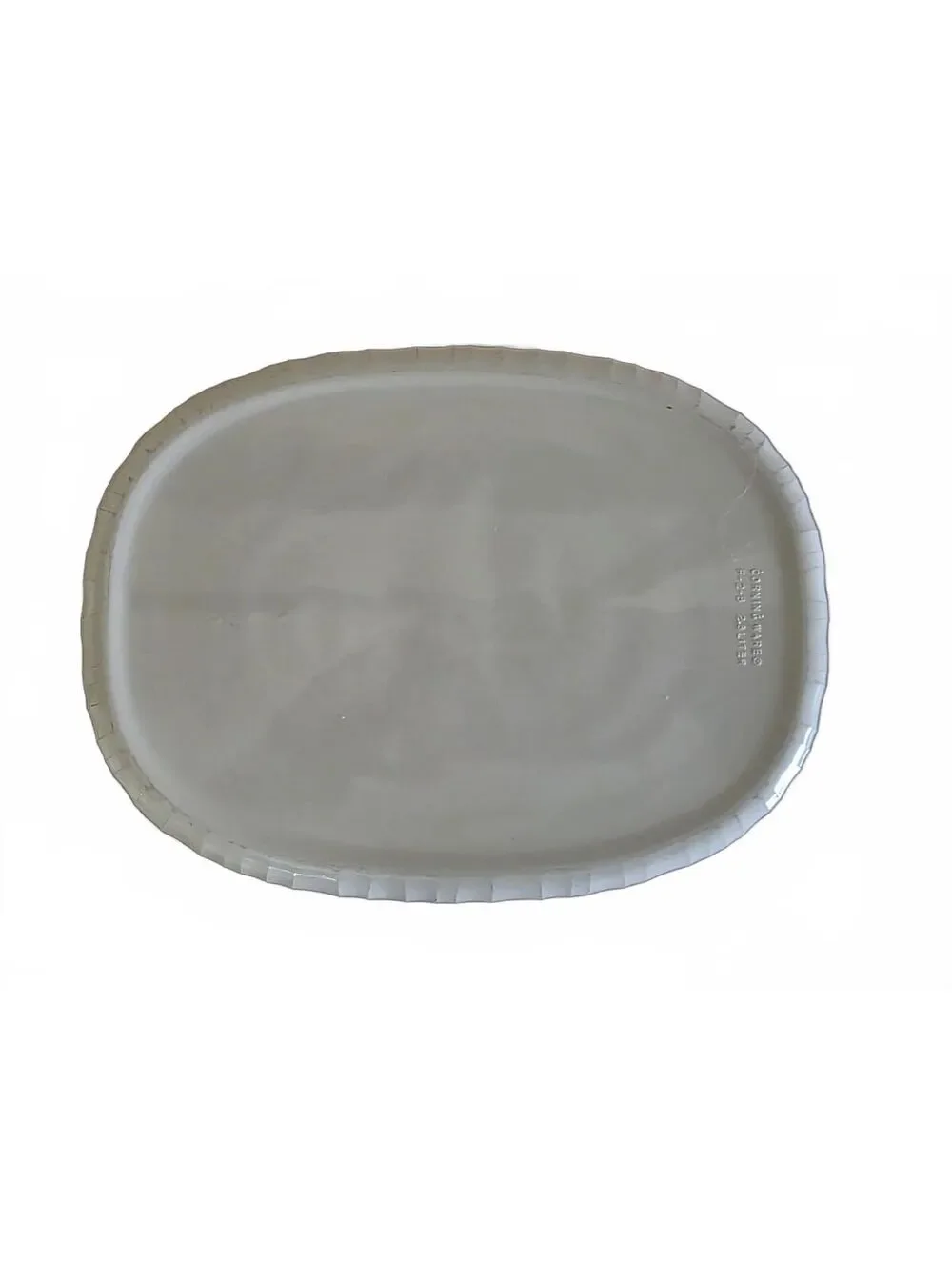 Vintage Corning Ware French White F-2-B Oval Casserole Dish